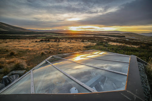 Through roof outside